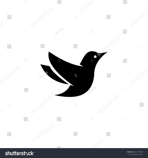 Simple Elegant Bird Logo Stock Vector (Royalty Free) 2027735984 | Shutterstock