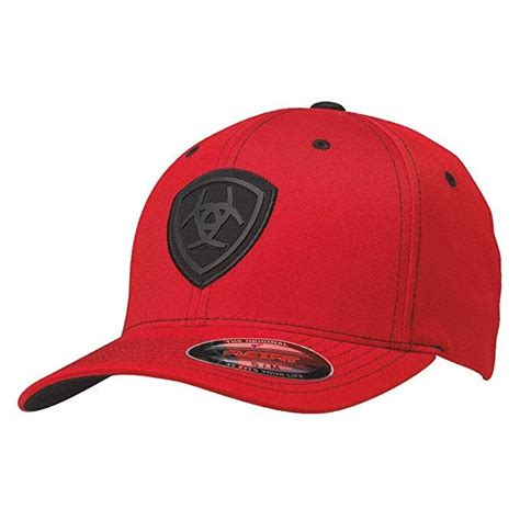 Ariat Men's Red Black Flex Fit Hat Review | Flex fit hats, Fitted hats, Black and red