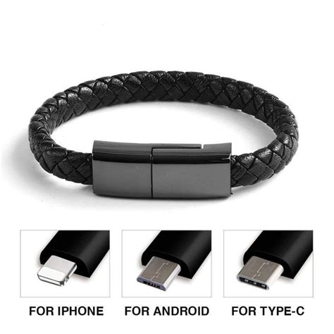 Stylish Bracelet USB Charger Cable | Usb gadgets, Bracelets, Cable bracelets