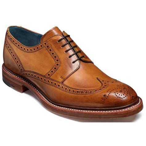 Barker Bailey 2 Cedar Hand Painted Brogue Lace-Up Shoes | Official Stockist | Marshall Shoes Est ...