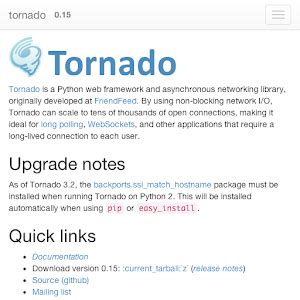 python tornado doc - Latest version for Android - Download APK