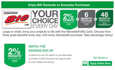 How to apply for the Menards BIG Card