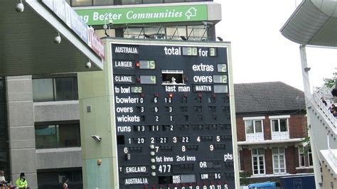 Aus 30/3 Trent Bridge scoreboard | England V Australia Ashes… | Flickr