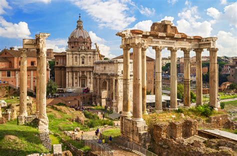 Roman city square Stock Photo - Buildings stock photo free download