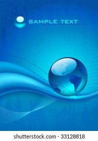 Vector Blue Business Background Stock Vector (Royalty Free) 33128818 | Shutterstock