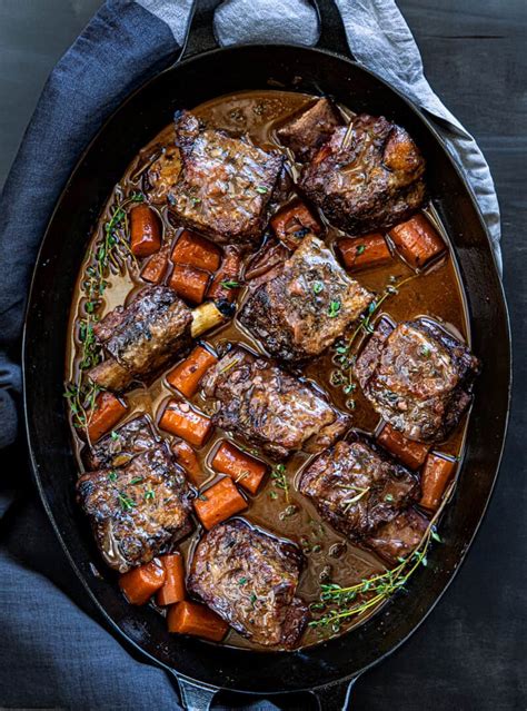 Wine Braised Short Ribs - I Am Homesteader