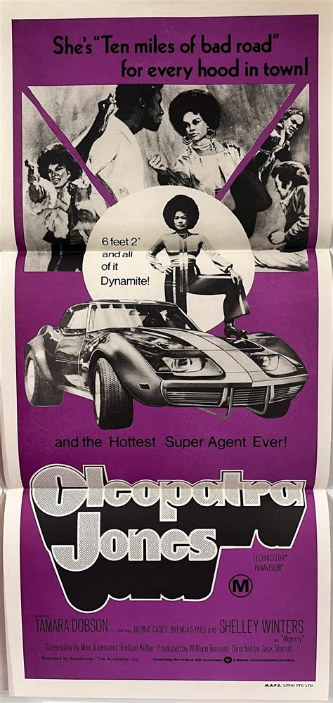 Lot - Cleopatra Jones 1973, Warner Bros., Starring Tamara Dobson, Bernie Casey, Brenda Sykes ...