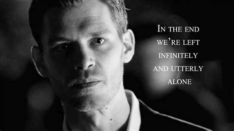 That in the end we’re left infinitely and utterly alone. - Klaus Fan Art (35629679) - Fanpop