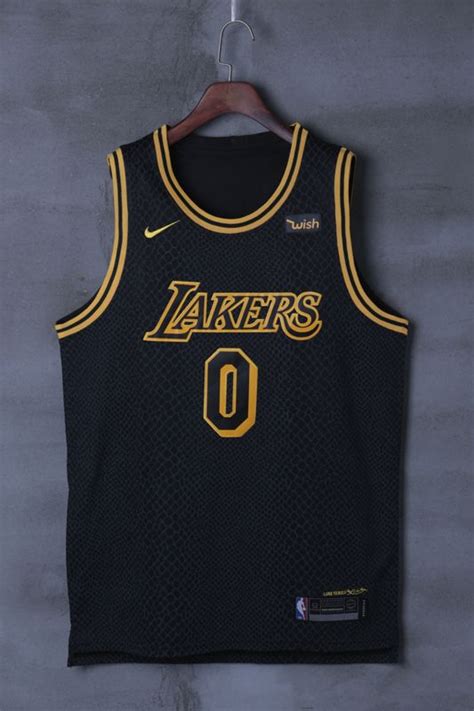 Lakers Kuzma 0 BLACK BASKETBALL JERSEY | Nba jersey, Long sleeve tee ...