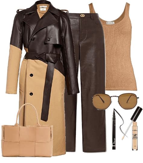 trends: brown and tan Outfit | ShopLook