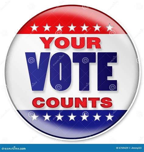 Your vote stock illustration. Illustration of american - 6769429