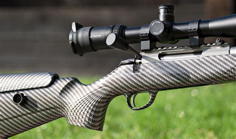 Tikka T3x Rifle Stock Hydro Dipped in Black and Silver Hard Carbon ...