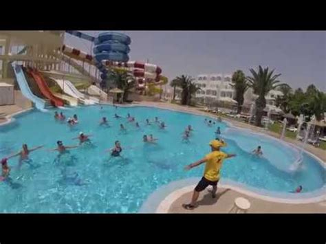 Tunisia Magic Hotel Venus Beach & Aquapark/water aerobic with Fredy ...