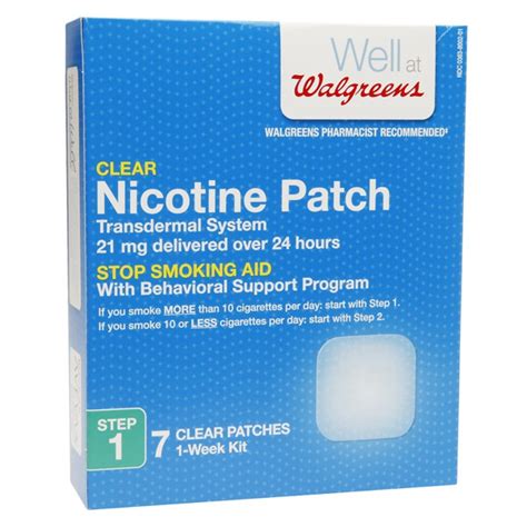 Walgreens Nicotine Patches 21 MG - 1Source