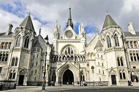 Royal Courts of Justice, London Law Court, England. . Gorgeous historic architecture. Judicial ...