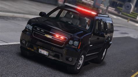 Secret Service-type 2012 Suburban "Halfback" - GTA5-Mods.com