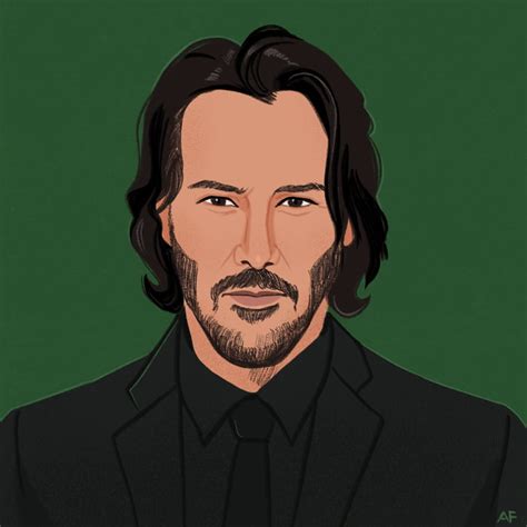 Keanu Reeves fan art by thecovatar (me) - 9GAG