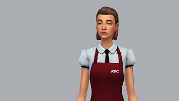 Mod The Sims - Kfc Uniform + Cap