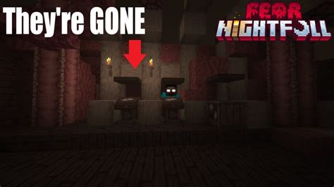 Herobrine Kidnapped my Villagers!! Minecraft: Fear Nightfall EP10 - YouTube