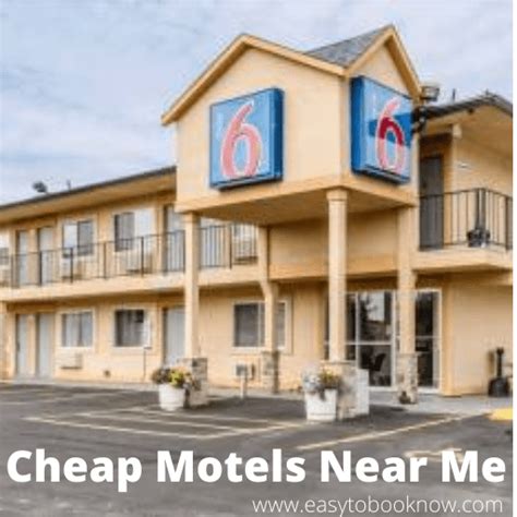 Cheap Motels Near Me: How To Get Best Last Minute Deals 2024