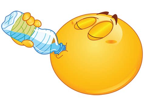 Smiley Drinking Water | Funny emoticons, Funny emoji, Emoticons emojis