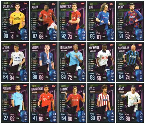 Buy MATCH ATTAX 19/20 FULL SET OF FIFTEEN (15) SUPER SQUAD TRADING ...