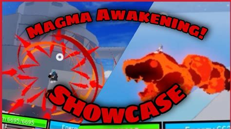 Magma Awakening Showcase | Blox Fruits UPD15 - YouTube