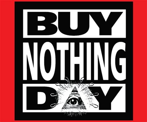 Have a Buy Nothing Day and make do instead - Less Waste