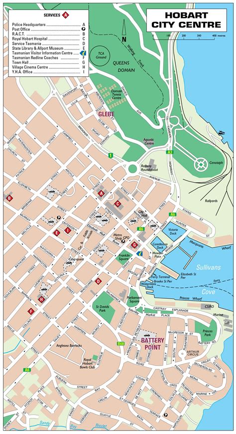 Large Hobart Maps for Free Download and Print | High-Resolution and Detailed Maps