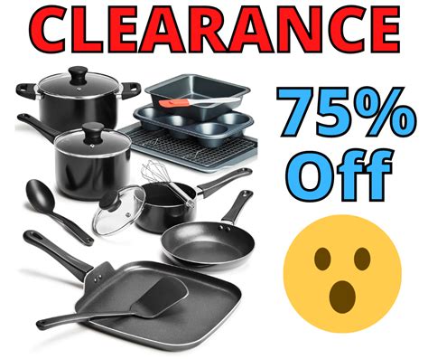 16-Pc. Cookware & Bakeware Set 75% OFF CLEARANCE At Macys – Glitchndealz