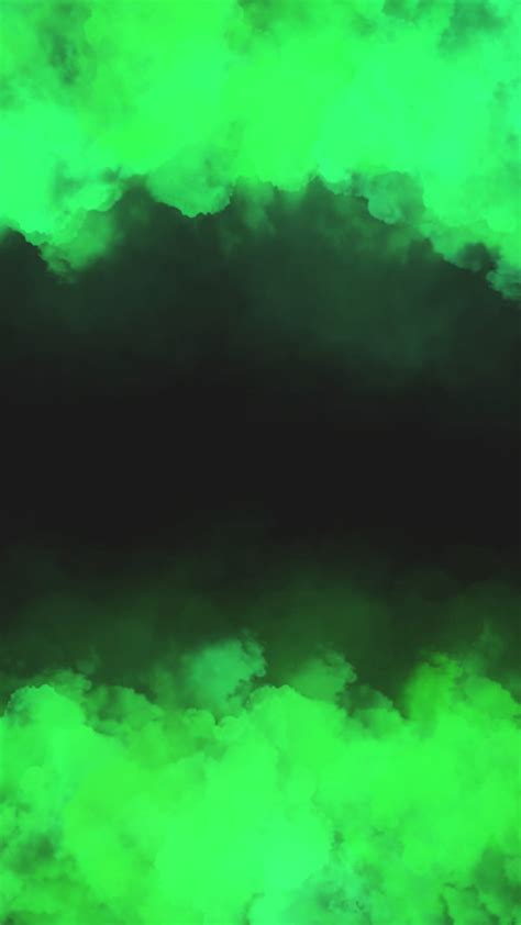 Green Fog Frame, FMYury, Green, abstract, black, cloud, clouds, color, colorful, HD phone ...