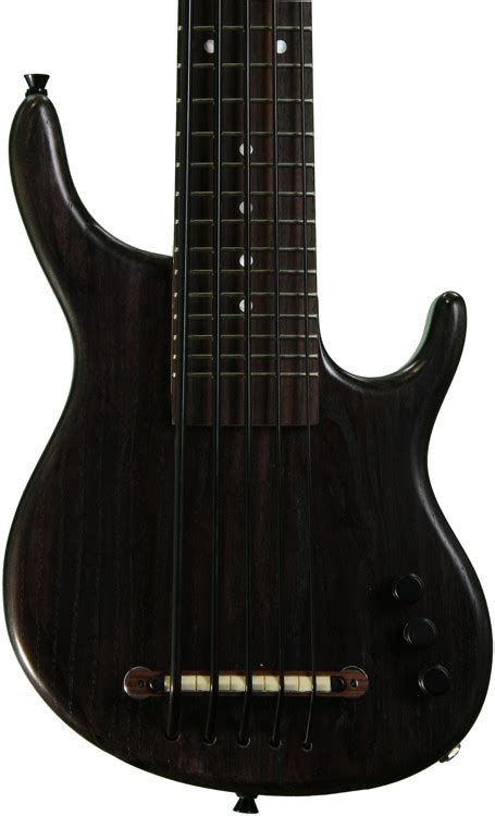 Kala Solid Body U-Bass - 5-String, Fretted, Satin Blk | Sweetwater