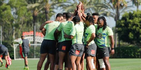 South Africa tries to complete Rugby Sevens Series title in LA