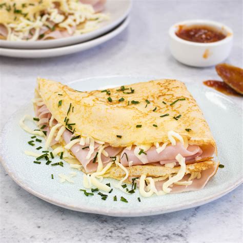 Ham & Cheese Crepes - SunPork Fresh Foods