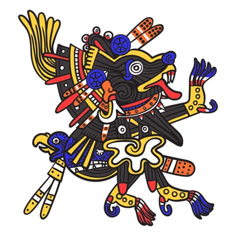 God aztec color xolotl - Transparent PNG & SVG vector file