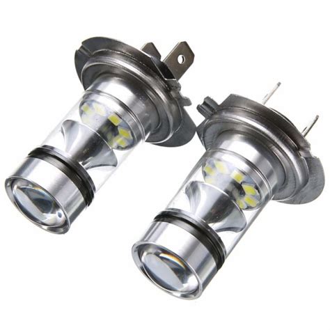 2XH7 Car Light 100W LED Car Headlight Bulb Auto Stop Light Fog Tail Driving Head | eBay