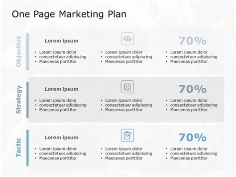 One Page Marketing Plan Proposal Template