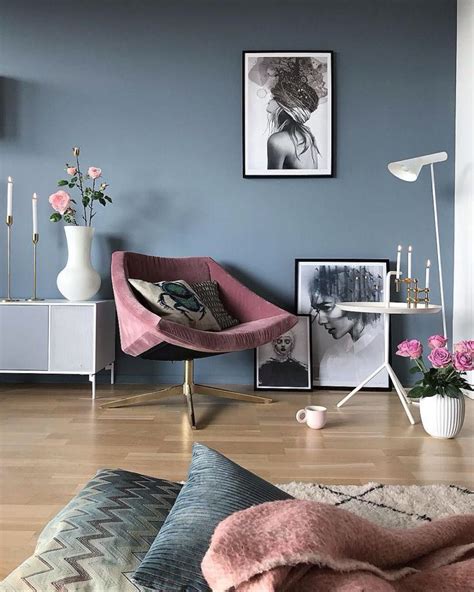 Inspiratie: interieurs met een blauwe muur | Living room wall color, Living room color ...