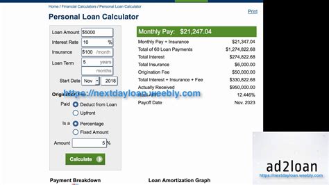 Free Loan Calculator - Personal Loan Calculator - YouTube