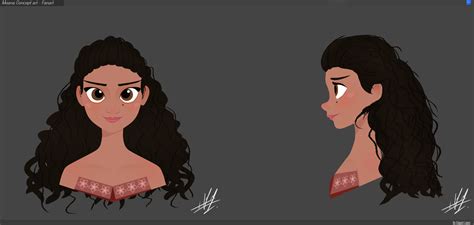 moana concept art - Moana (character) Photo (39345431) - Fanpop