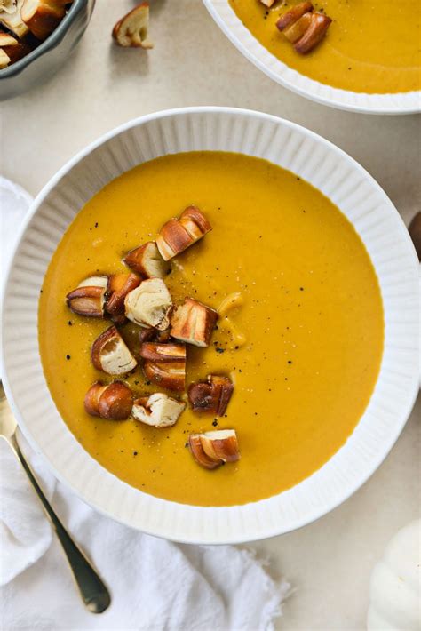 Roasted Sweet Potato Squash Soup - Simply Scratch