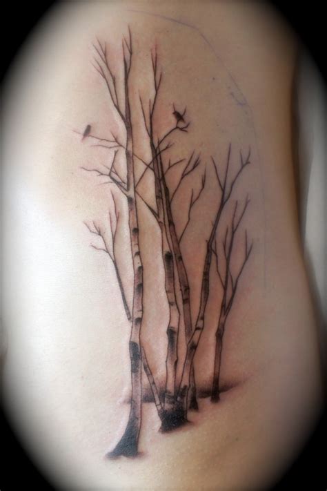 Not what I would want.. but love this one! | Birches tattoo, Tree ...