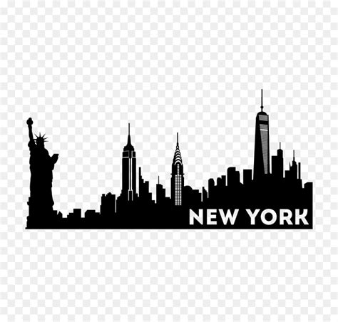 Free New York Skyline Silhouette Vector, Download Free New York Skyline ...