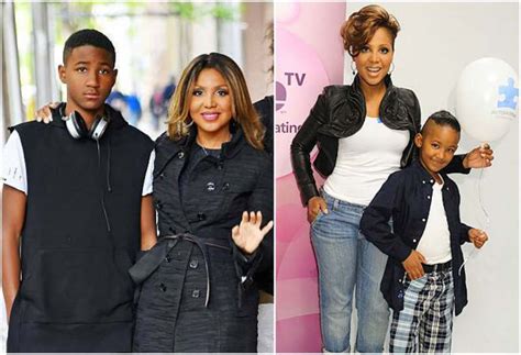 Soul singer turned reality star Toni Braxton and her family