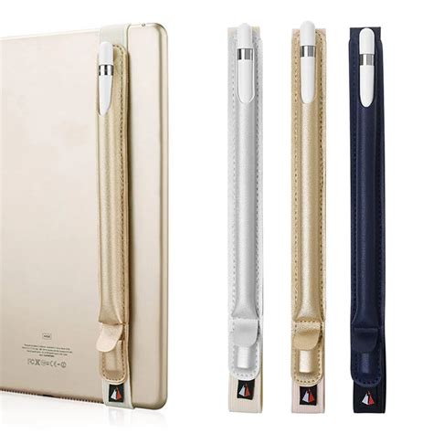 PU Leather Elastic Tablet Stylus Pen Protective Case Cover Holder ...