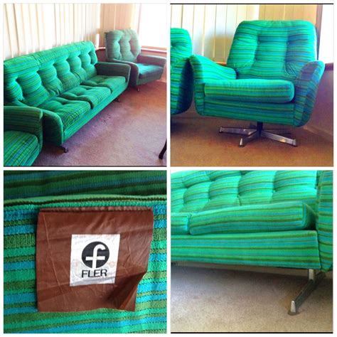 Fler Flerena lounge suite with original green velvet upholstery | Living room designs, Lounge ...