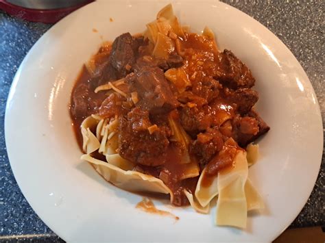 [Homemade] goulash with noodles : r/food