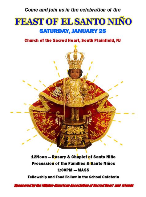 Feast of El Santo Nino – Church of the Sacred Heart