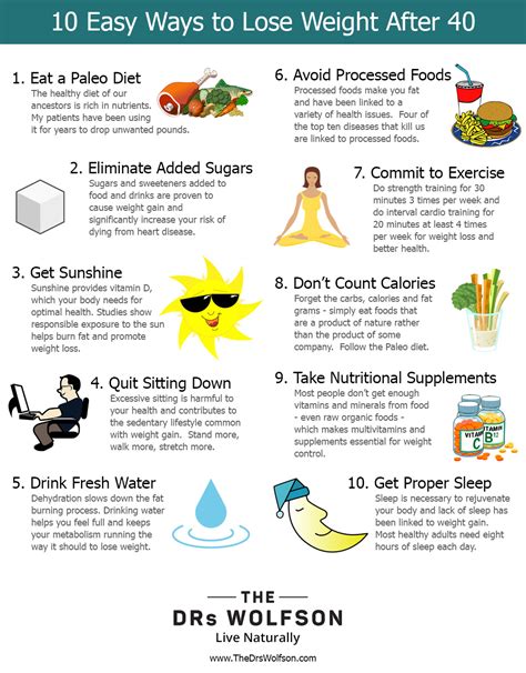 10 Easy Ways to Lose Weight Over Age 40