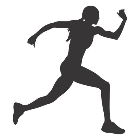 Running Female Athlete PNG Clipart | PNG Mart